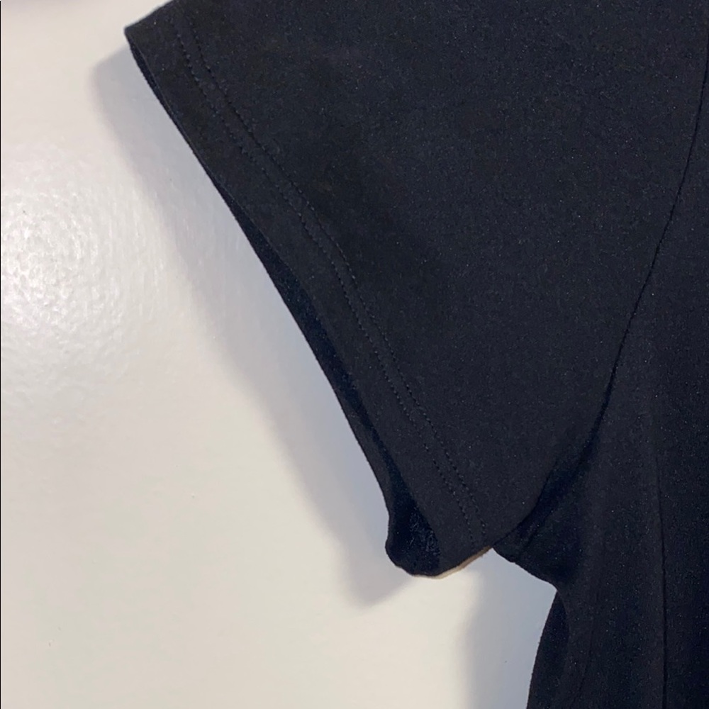 Windsor Medium Black Los Angeles Graphic Tee Crop Top - Picture 5 of 8